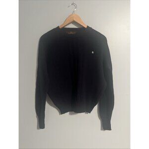 Vintage Etienne Aigner Cable Knit Sweater 100% Wool L. Beautiful!  USA 🇺🇸